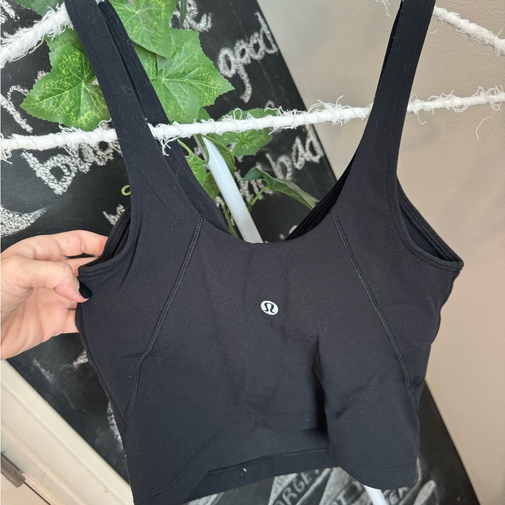 Lululemon align tank. Black. Size 2. Perfect condition. Worn only a few times.